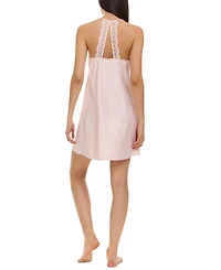 Flora by Nikrooz Kit Matte Heart Lace Chemise Lingerie Nightgown