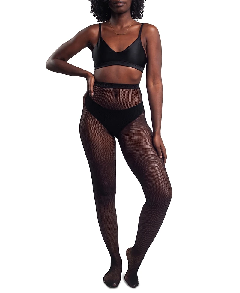 Nude Barre Fishnet Tights