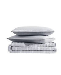 Brooklyn Loom Niari Yarn Dye Stripe 2 Piece Quilt Set, Twin