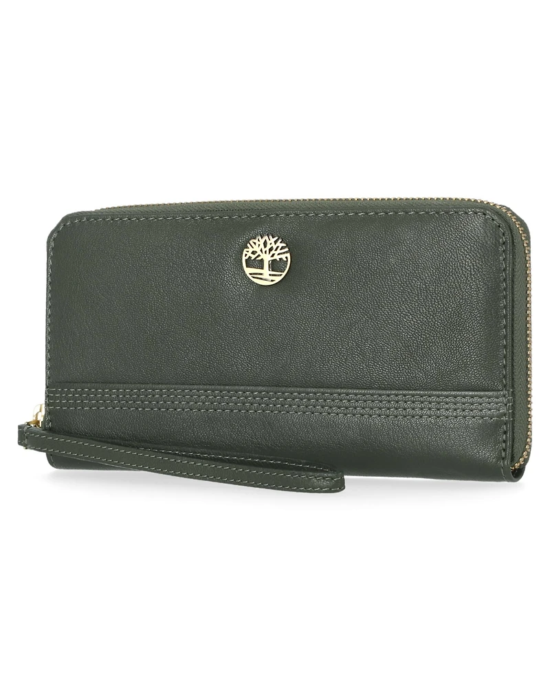 Timberland Women's Zip Around Wallet with Wristlet Strap