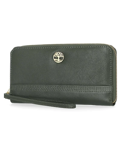 Timberland Women's Zip Around Wallet with Wristlet Strap