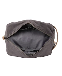 Tsd Brand Stone Creek Waxed Canvas Toiletry Bag