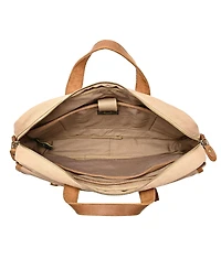 Tsd Brand Valley Oak Canvas Brief Bag