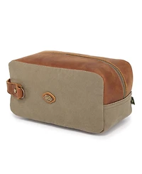 Tsd Brand Valley Oak Canvas Toiletry Bag