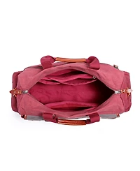 Tsd Brand Stone Creek Waxed Canvas Duffel Bag