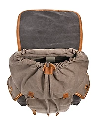 Tsd Brand Mountain Wood Canvas Backpack