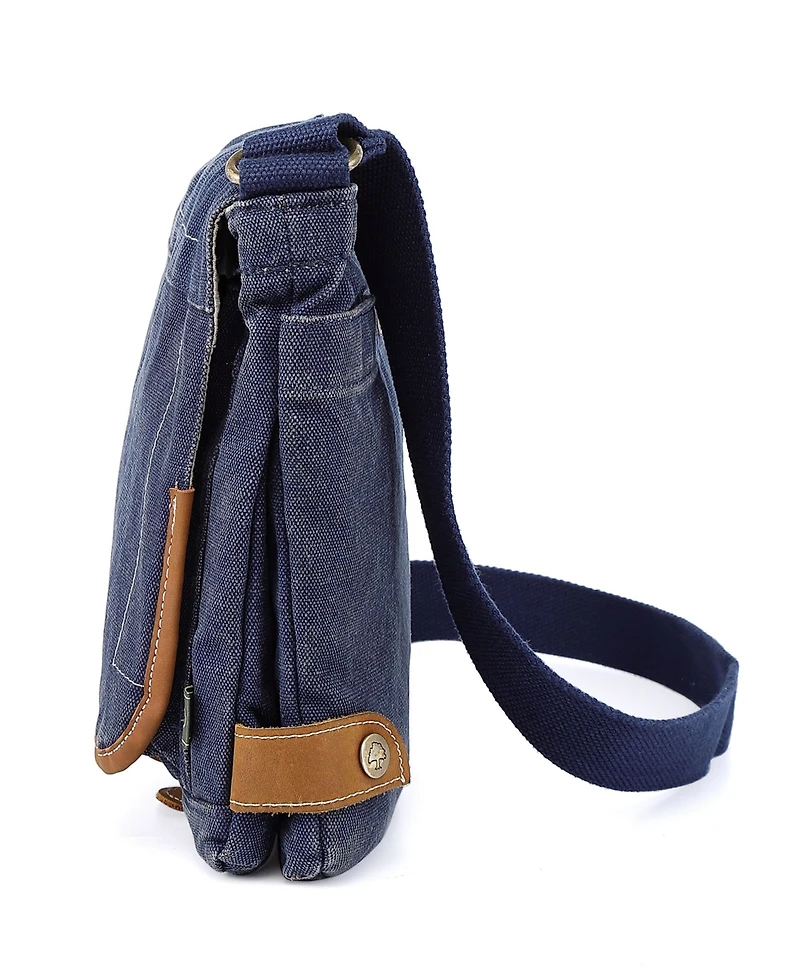 Tsd Brand Atona Classic Flap Canvas Crossbody Bag