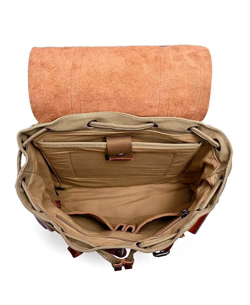 Tsd Brand Hosta Valley Canvas Backpack