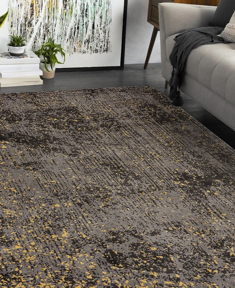 Closeout! Lr Home Frenzy Speckled Abstract Embers 5' x 7'6" Area Rug