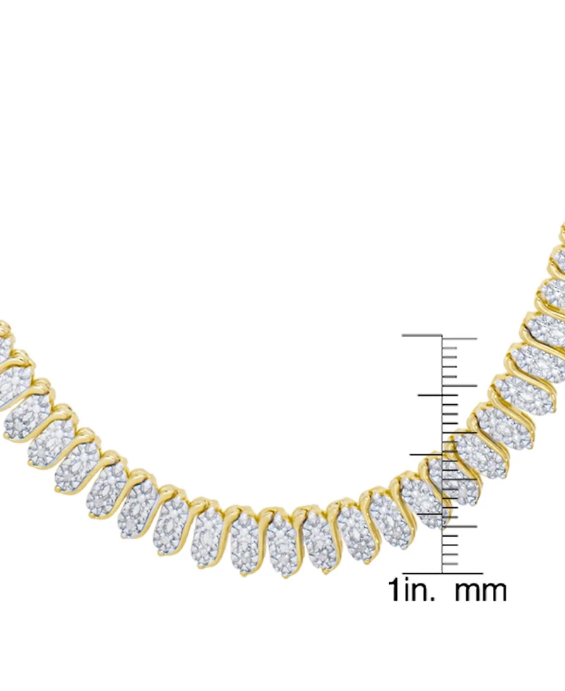 Macy's Women's Diamond Accent 'S' Link Necklace
