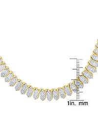 Macy's Women's Diamond Accent 'S' Link Necklace