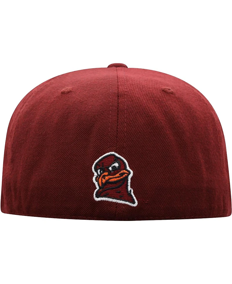 Men's Top of the World Maroon Virginia Tech Hokies Team Color Fitted Hat