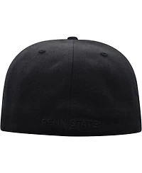 Men's Top of the World Penn State Nittany Lions Black On Black Fitted Hat
