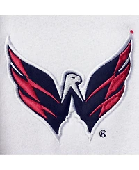 Men's Profile Alexander Ovechkin Red Washington Capitals Big and Tall Colorblock Full-Zip Hoodie