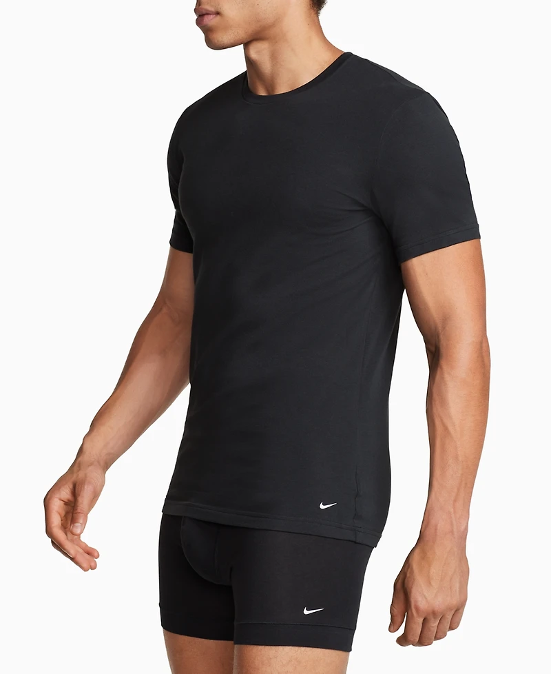 Nike Men's 2-Pack Dri-fit Essential Cotton Stretch Undershirts