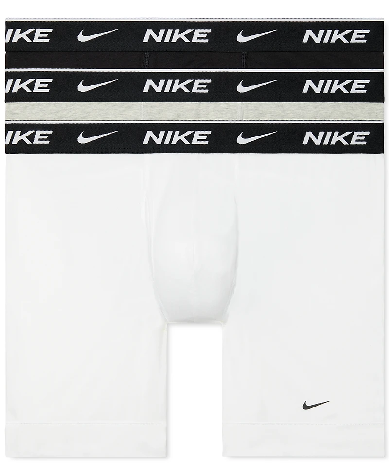 Nike Men's 3-Pack Dri-fit Essential Cotton Stretch Boxer Briefs