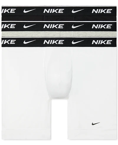 Nike Men's 3-Pack Dri-fit Essential Cotton Stretch Boxer Briefs