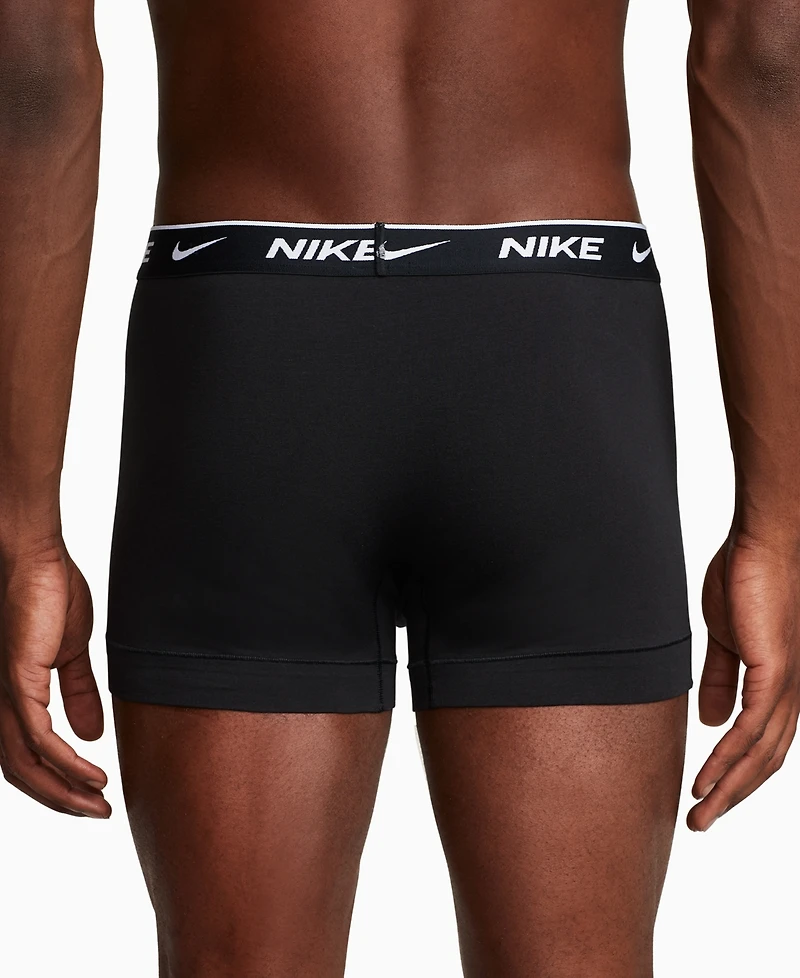Nike Men's 3-Pack Dri-fit Essential Cotton Stretch Trunk
