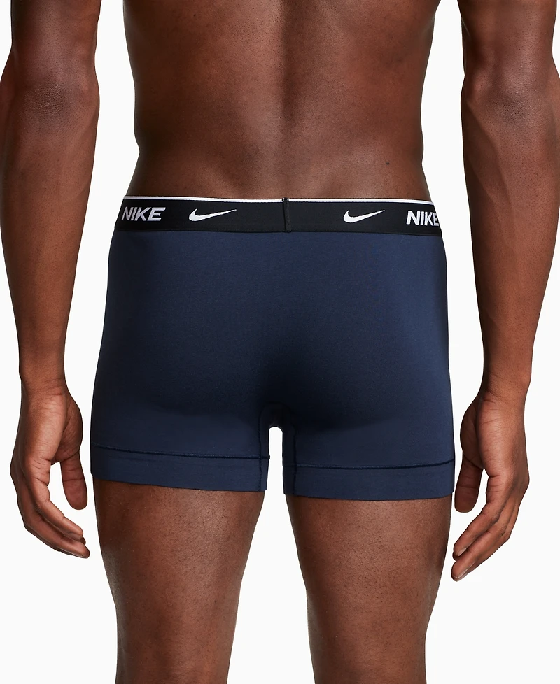 Nike Men's 3-Pack Dri-fit Essential Cotton Stretch Trunk