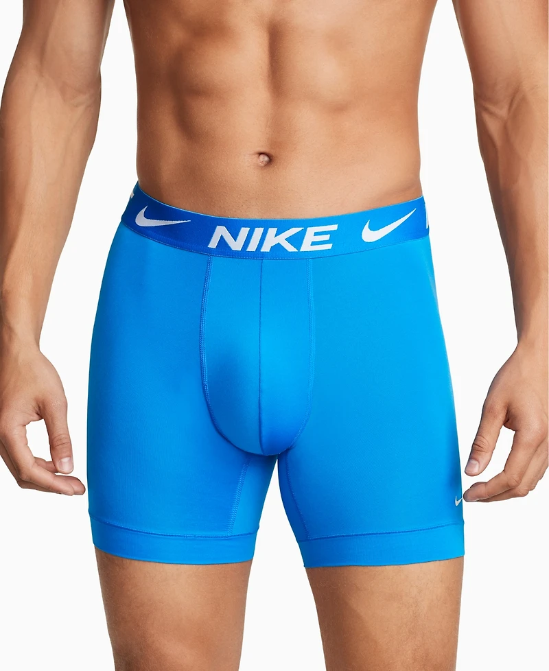Nike Men's 3-Pack Dri-fit Essential Micro Long Boxer Briefs