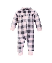 Hudson Baby Baby Girls Hudson Plush Jumpsuits
