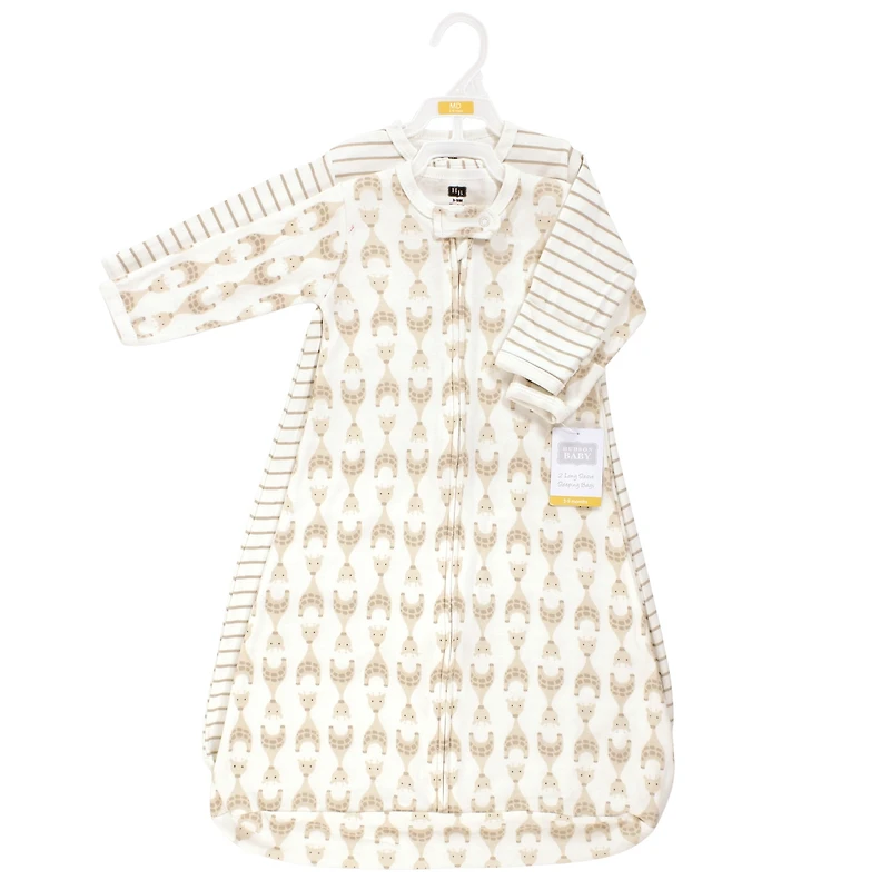 Hudson Baby Boys Unisex Cotton Full-Body Slumber Sack with Long Sleeves