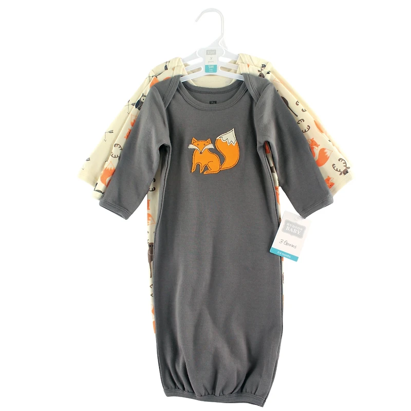 Hudson Baby Baby Boys Hudson Super Soft Cotton Gowns