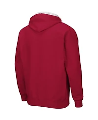 Colosseum Men's Indiana Hoosiers Arch Logo 3.0 Full-Zip Hoodie