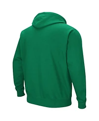 Men's Colosseum Kelly Green North Dakota Arch and Logo Pullover Hoodie