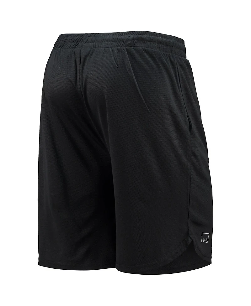 Men's Msx By Michael Strahan Black Carolina Panthers Training Shorts