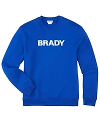 Men's Brady Blue Wordmark Pullover Sweatshirt