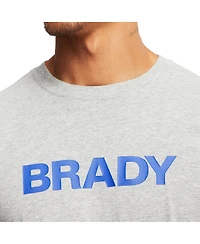 Men's Brady Gray Wordmark Long Sleeve T-shirt