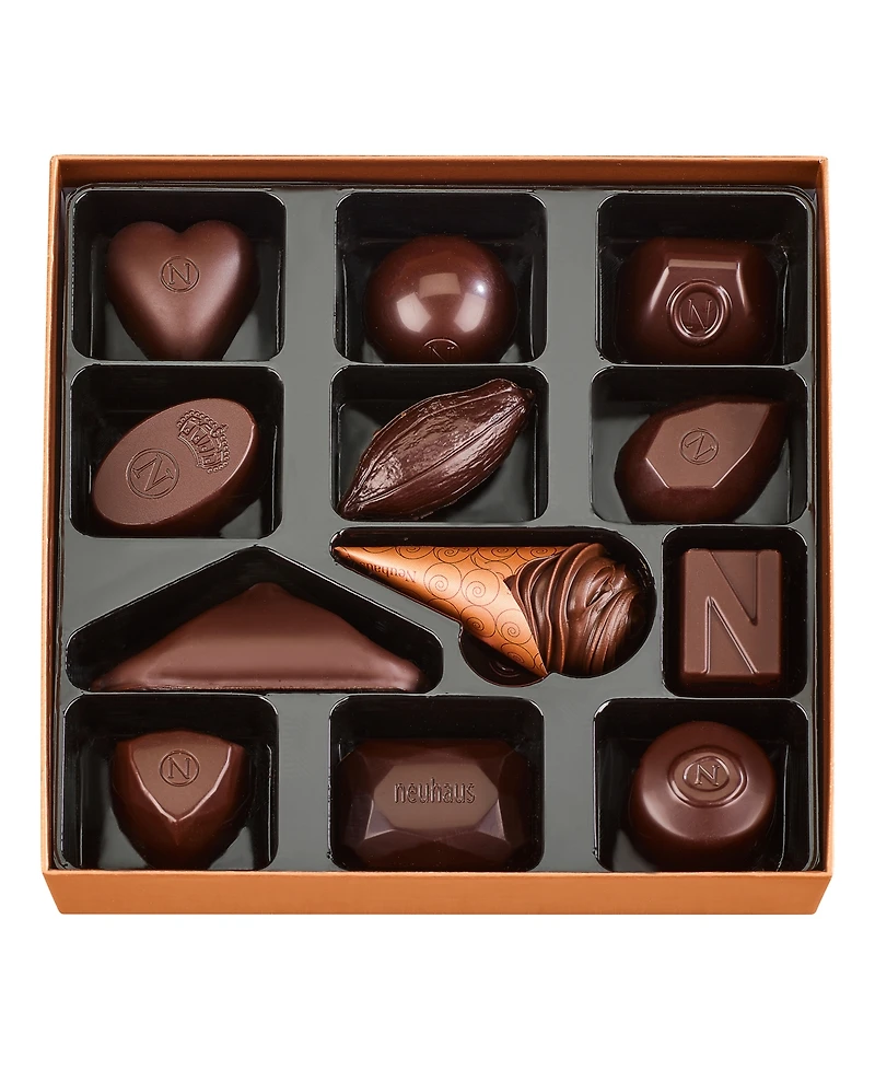 Neuhaus All Dark Collection Chocolates, 12 Piece