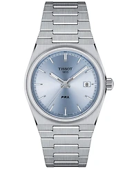 Tissot Unisex Prx Silver-Tone Stainless Steel Bracelet Watch 35mm