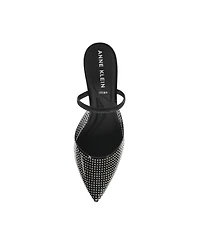 Anne Klein Women's Irie-c Crystal Embellished Kitten Heel Pumps