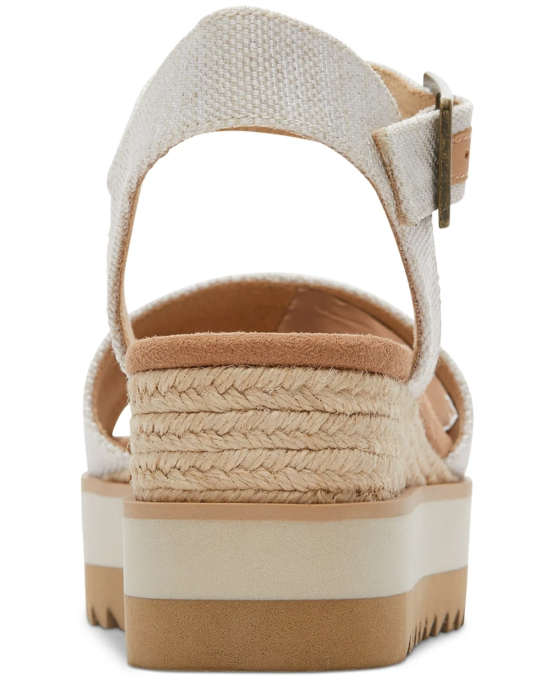 Toms Women's Diana Platform Wedge Sandals