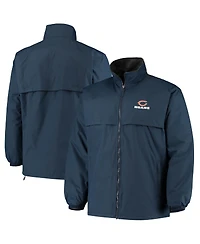 Men's Dunbrooke Navy Chicago Bears Triumph Fleece Full-Zip Jacket