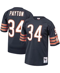Men's Mitchell & Ness Walter Payton Navy Chicago Bears Authentic Throwback Retired Player Jersey