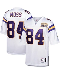 Men's Mitchell & Ness Randy Moss White Minnesota Vikings 2000 Authentic Throwback Retired Player Jersey