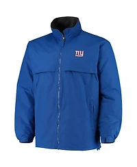 Men's Dunbrooke Royal New York Giants Triumph Fleece Full-Zip Jacket