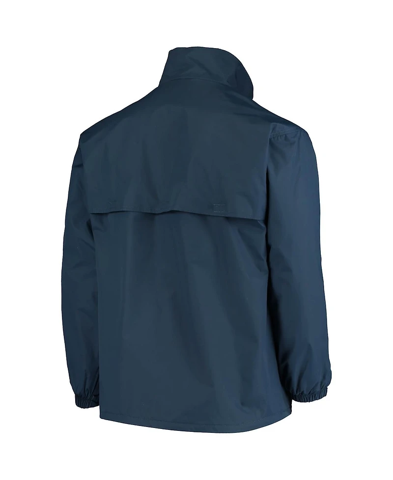 Men's Dunbrooke Navy Seattle Seahawks Triumph Fleece Full-Zip Jacket