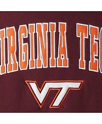 Big Boys Colosseum Maroon Virginia Tech Hokies 2-Hit Team Pullover Hoodie