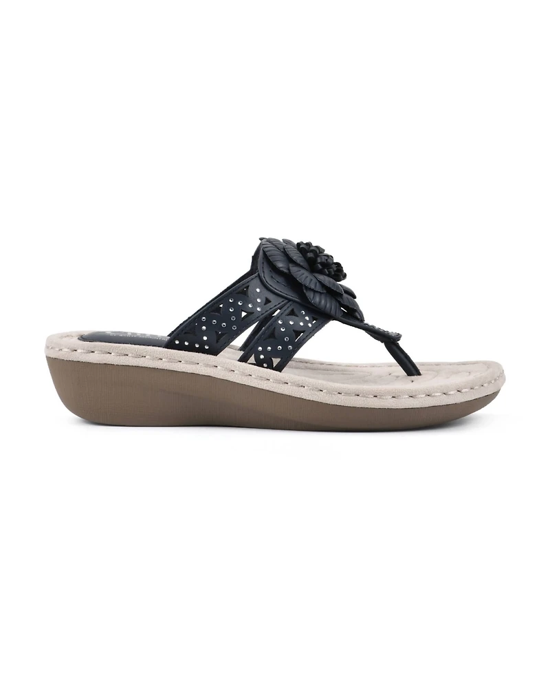 Cliffs by White Mountain Women's Cynthia Thong Sandal