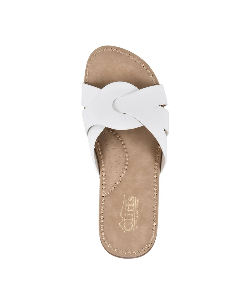 Cliffs by White Mountain Women's Fortunate Slide Sandal
