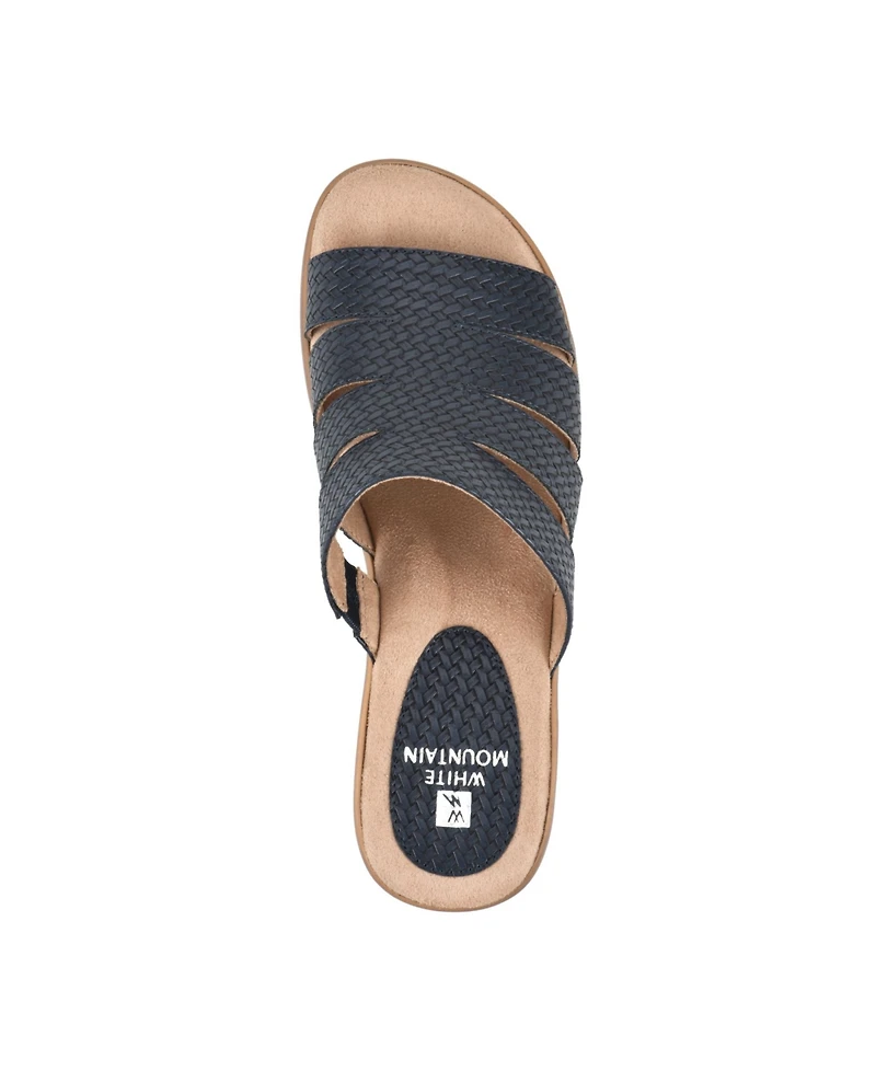 White Mountain Women's Valora Clog Slide Sandals