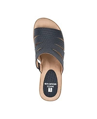 White Mountain Women's Valora Clog Slide Sandals