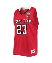 Men's Original Retro Brand Jarrett Culver Red Texas Tech Raiders Alumni Commemorative Replica Basketball Jersey