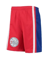 Big Boys Mitchell & Ness Red Philadelphia 76Ers 1996 Hardwood Classics 75th Anniversary Swingman Shorts