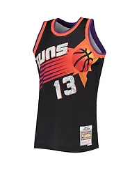 Men's Mitchell & Ness Steve Nash Black Phoenix Suns 1996-97 Hardwood Classics 75th Anniversary Diamond Swingman Jersey