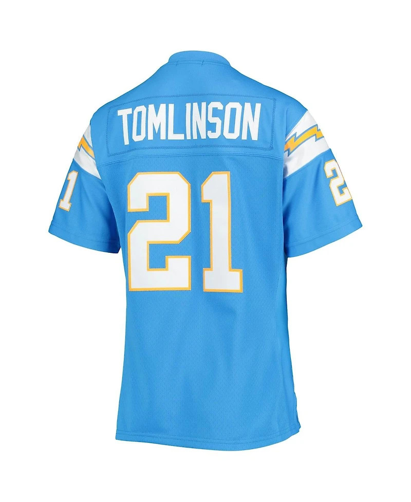 Women's Mitchell & Ness LaDainian Tomlinson Powder Blue Los Angeles Chargers Legacy Replica Player Jersey